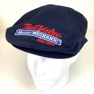 True Value Master Mechanic Racing Hat Vintage USA Made Engineer Cap Upstream Vtg